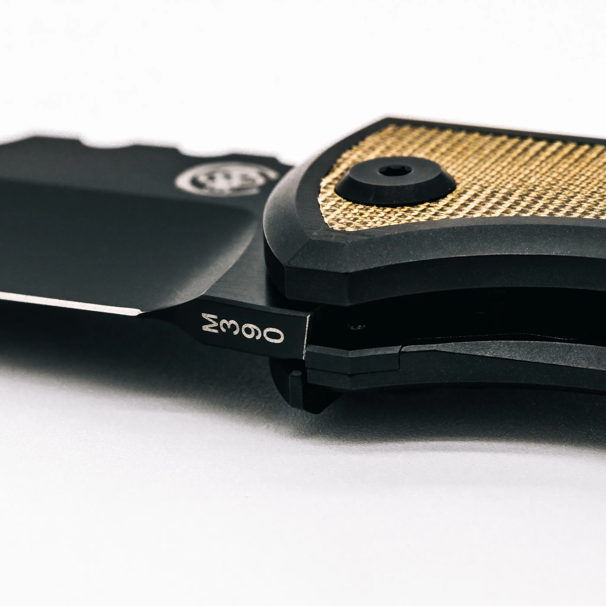 229 Redencion Kickstop Tanto - Large Green Micarta - Image 3